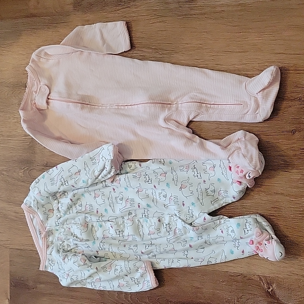 3 month sleeper footie pajama bundle